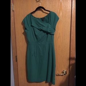 J. Crew Origami dress in sz 8 green, EUC
